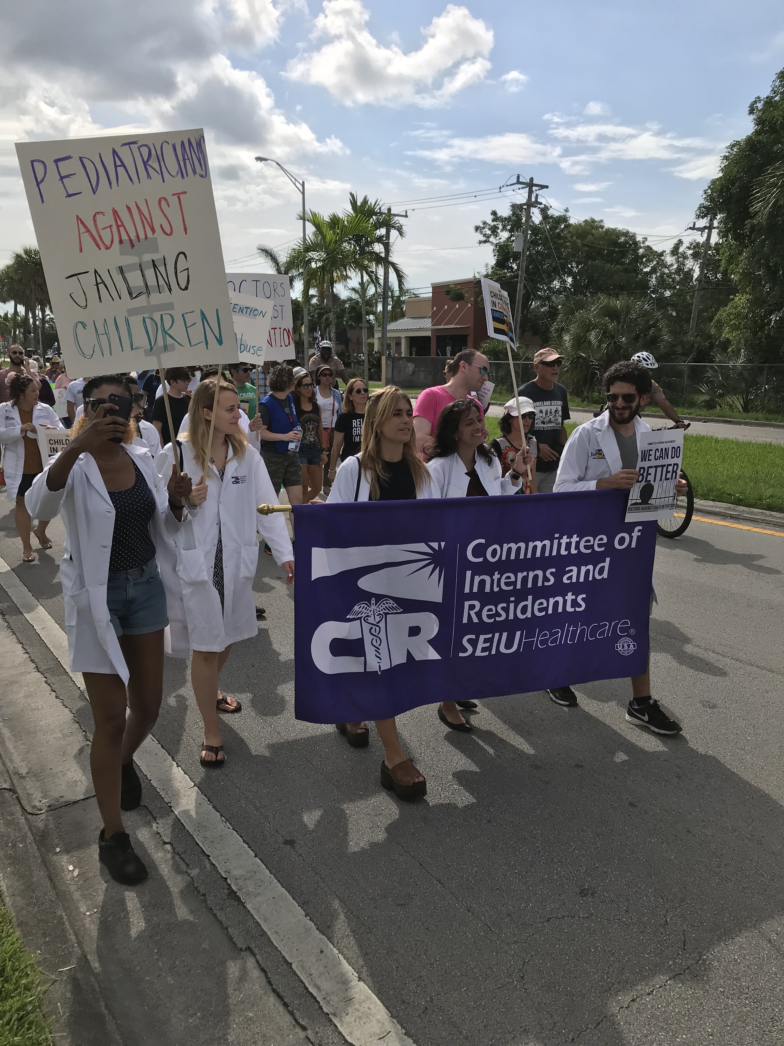 CIR SEIU Protest